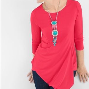 Chico's. 🌺🌺 Asymmetrical Hem Tunic